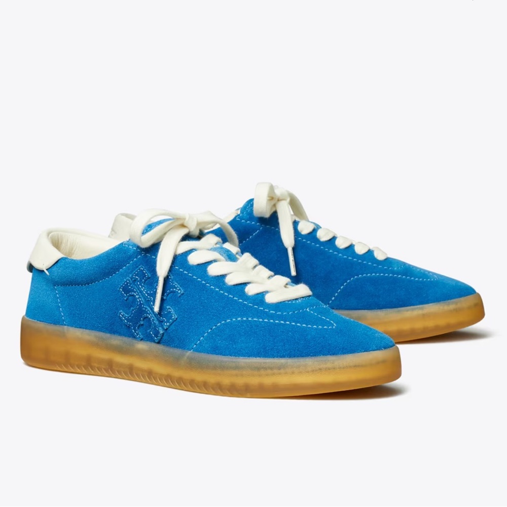 Tory Burch Phoenix Sneakers In Blue Azure
